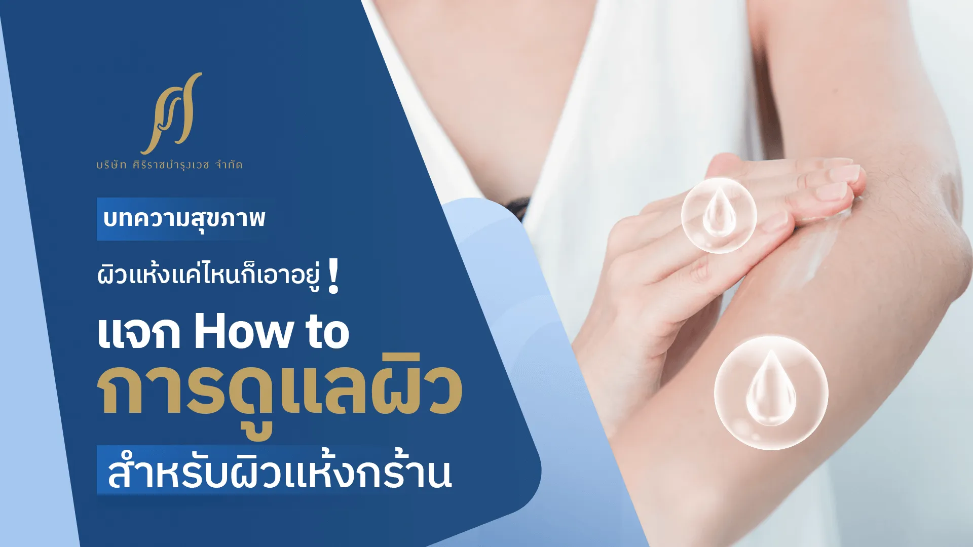 ปัญหา “ผิวแห้งกร้าน” ต้องจัดการอย่างไร รู้สาเหตุและวิธีเติมความชุ่มชื้นให้ผิวแข็งแรง